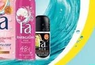 żel pod prysznic lub dezodorant roll-on w sprayu