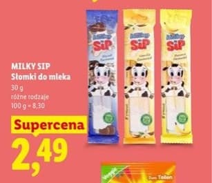 słomki do mleka