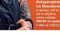 antyperspirant lub dezodorant męski