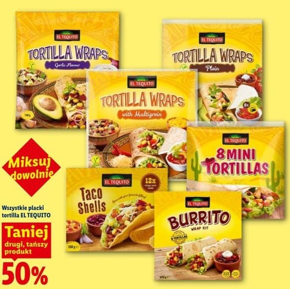 wszystkie placki tortilla