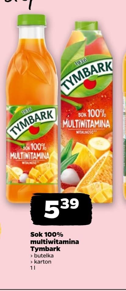 sok 100% pomarańcza