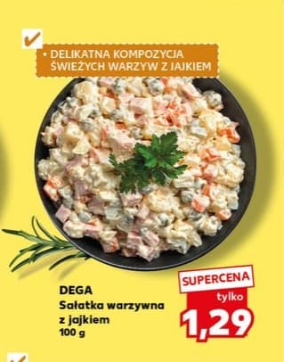 sałatka warzywna z jajkiem