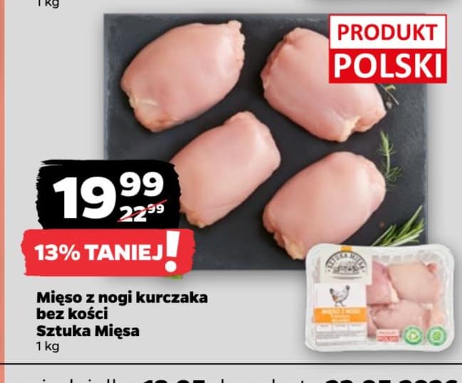 mięso z nogi kurczaka bez kości