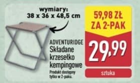 składane krzesełko kempingowe