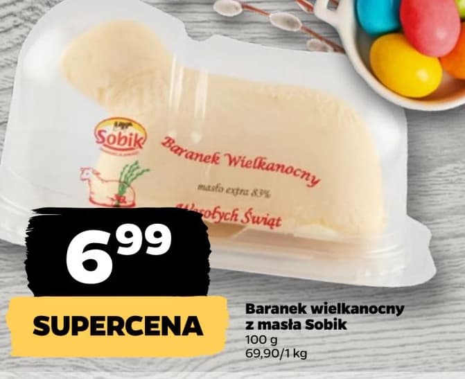 baranek wielkanocny z masła ekstra 83%