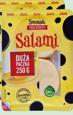 ser salami w plastrach