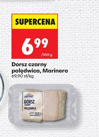 dorsz czarny polędwica