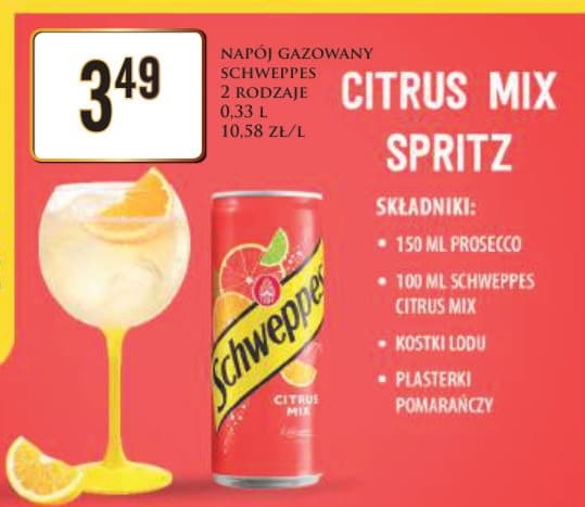 napój gazowany citrus mix spritz