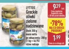greckie oliwki zielone nadziewane