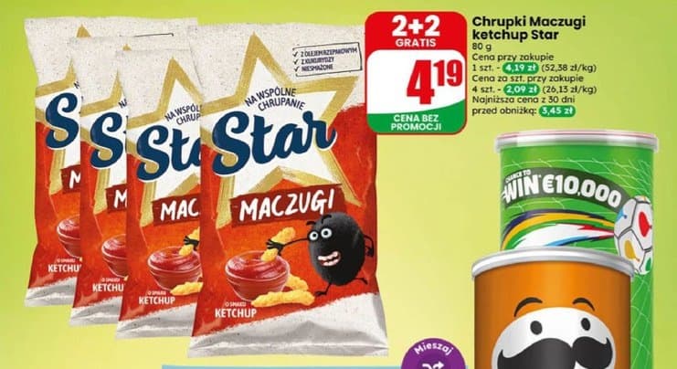 chrupki Maczugi ketchup