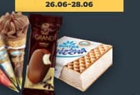 wszystkie lody na patyku, w rożku i kanapki