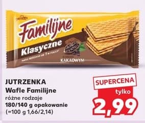 wafle familijne różne rodzaje
