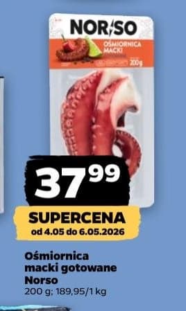 ośmiornica macki gotowane