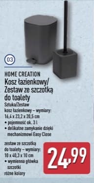 kosz łazienkowy / zestaw ze szczotką do toalety