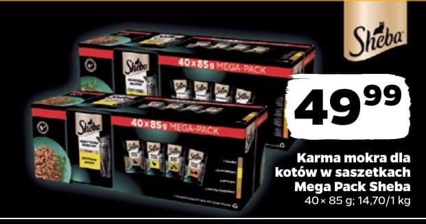 karma mokra dla kotów w saszetkach mega pack