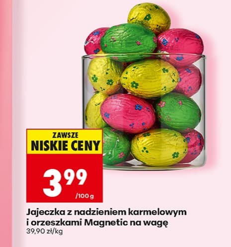 jajeczka z nadzieniem karmelowym i orzeszkami