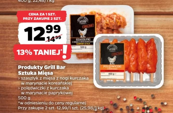 produkty grill bar sztuka mięsa