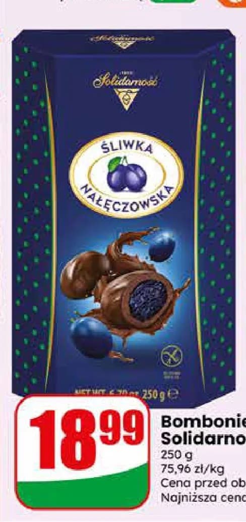 bombonierka śliwka nałęczowska
