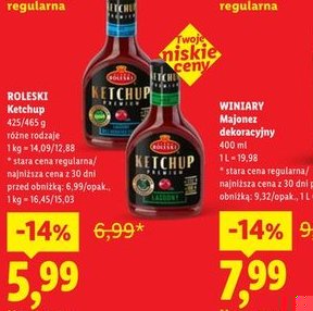 ketchup różne rodzaje