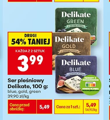 ser pleśniowy blue/gold/green