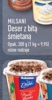 deser z bitą śmietaną