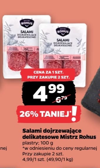 salami dojrzewające delikatesowe