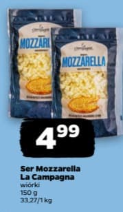 ser mozzarella wiórki