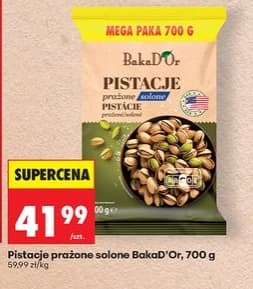 pistacje prażone solone