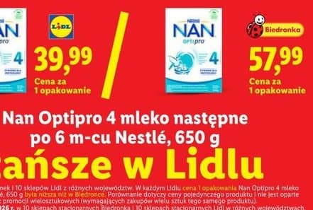 mleko następne Optipro 4 po 6 m-cu