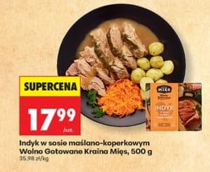 indyk w sosie maślano-koperkowym