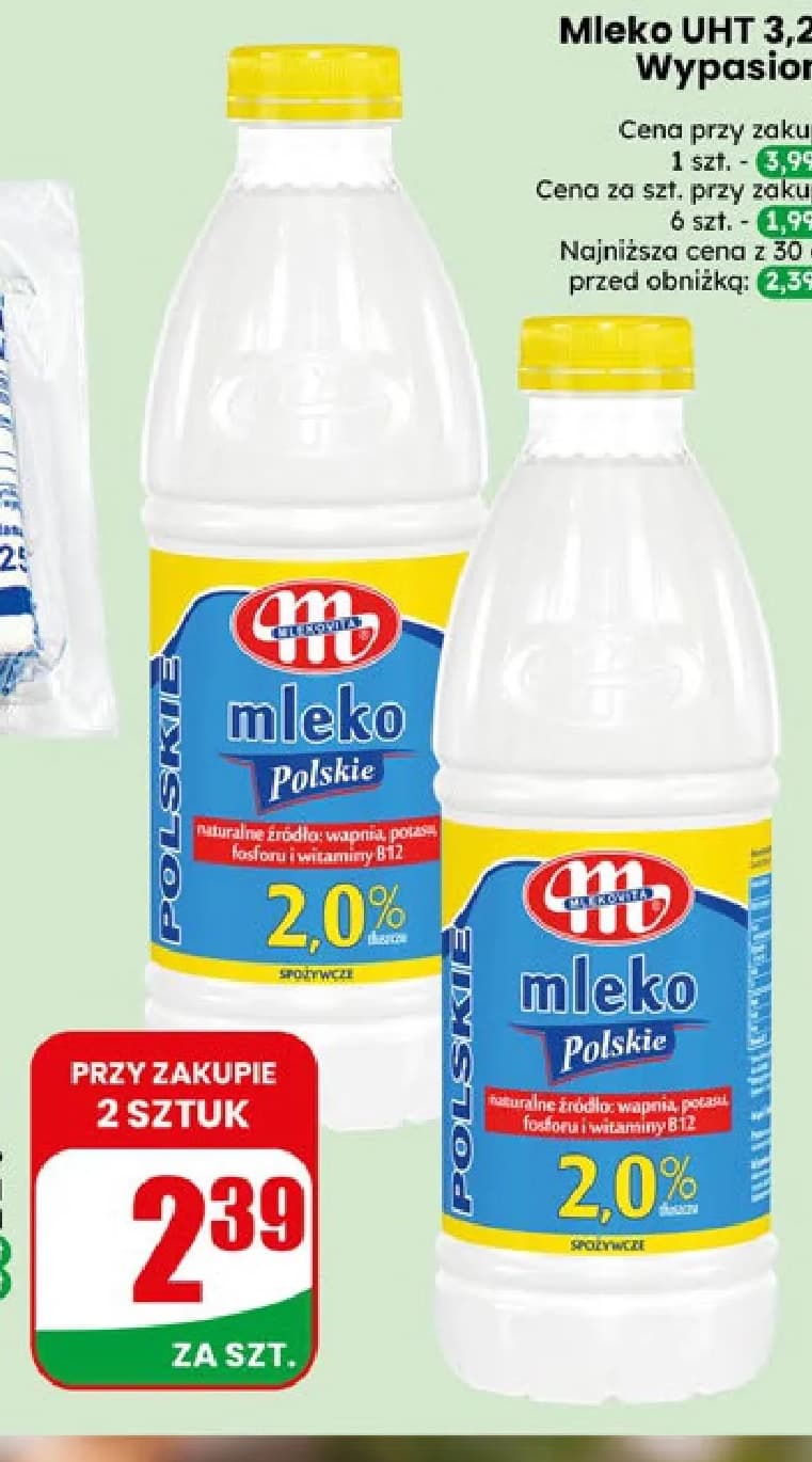 mleko spożywcze świeże 3,2%