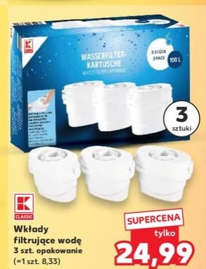 wkłady filtrujące wodę