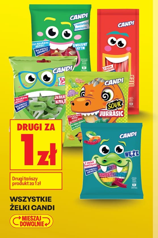 żelki różne rodzaje