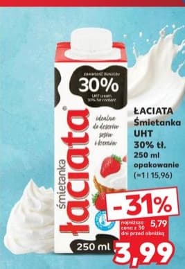 śmietanka UHT 30%