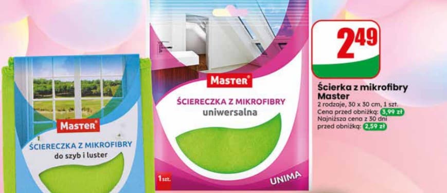 ściereczka z mikrofibry