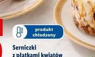 serniczki z płatkami kwiatów