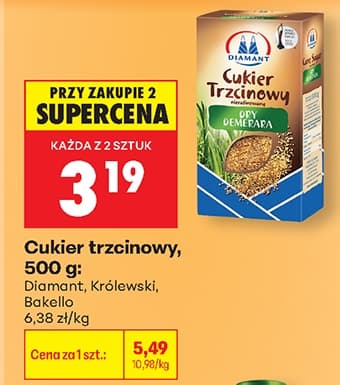 cukier trzcinowy