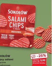chipsy salami klasyczne lub bekonowe