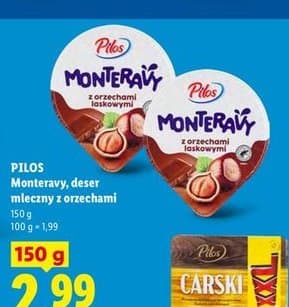deser mleczny z orzechami
