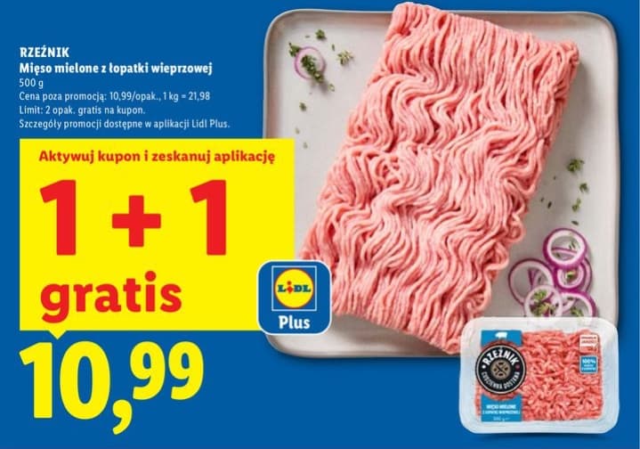 mięso mielone z łopatki wieprzowej