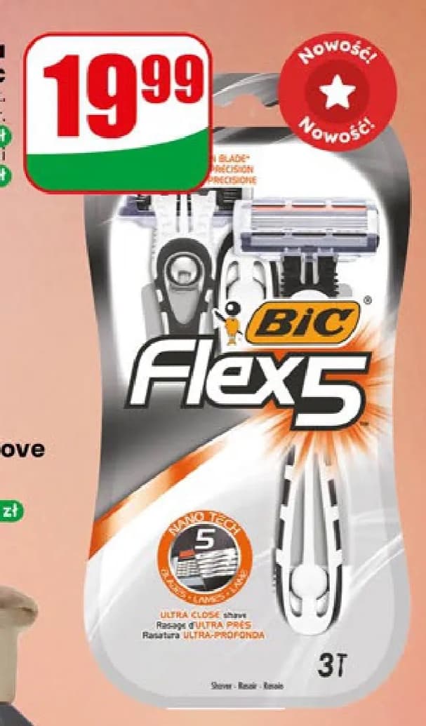 maszynka do golenia męska Flex 5 Bic