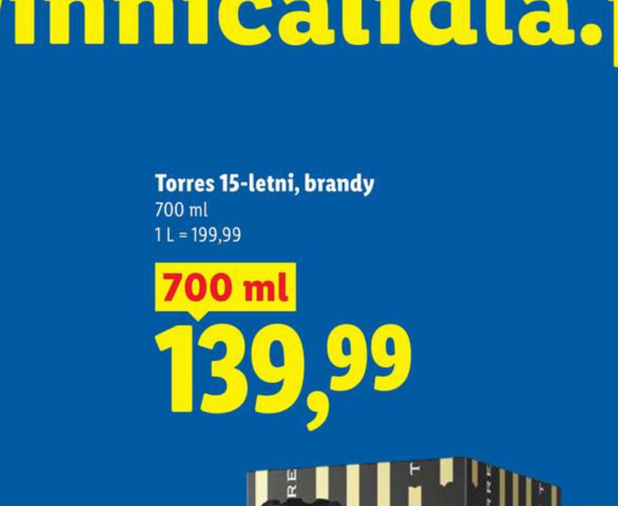 Torres brandy 15-letnia 700ml