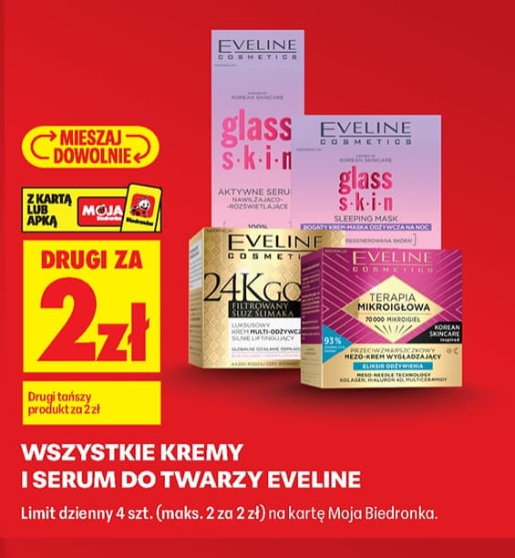 kremy i serum do twarzy eveline