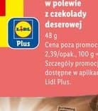 wafelek mega w polewie z czekolady deserowej