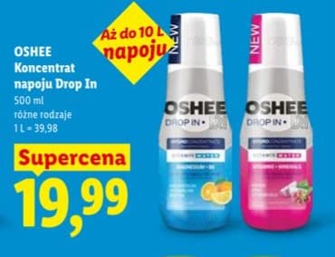 koncentrat napoju drop in