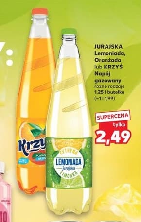 lemoniada lub napój gazowany