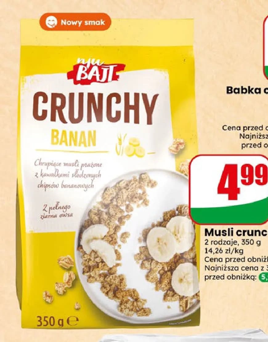 musli crunchy banan
