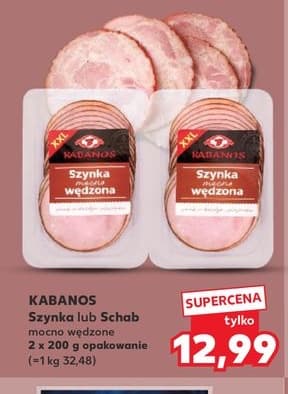 szynka lub schab mocno wędzone