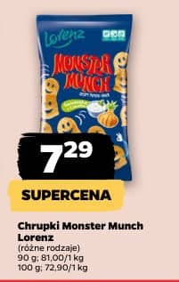 Lorenz chrupki monster munch 90g