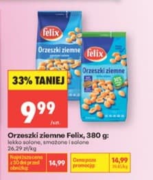 orzeszki ziemne lekko solone, smażone i solone